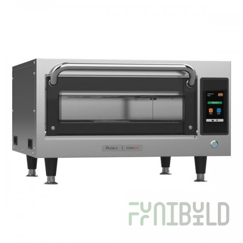 Pratica STI-101-1-BR Forza STi Electric Ventless Stainless Steel High-Speed Pizza Oven - 208/240V, 1 Phase