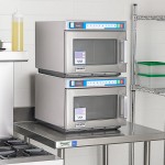 Solwave Ameri-Series Space Saver Heavy-Duty Stainless Steel Commercial Microwave with Push Button Controls - 120V, 1,200W Solwave Ameri-Series Space Saver Heavy-Duty Stainless Steel Commercial Microwave with Push Button Controls - 120V, 1,200W