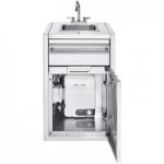 Crown Verity IBISC-SK-1D Infinite Series Small Built-In Cabinet with Sink and Single Drawer