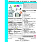 Robot Coupe R702 8 Qt. / 7.5 Liter Combination Food Processor with Vegetable Prep Set - 208-240V, 3 Phase, 2 2/5 hp