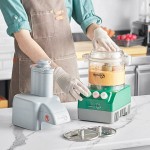 AvaMix Cadet CACFB25FL2D Combination Food Processor with 2.5 Qt Clear Plastic Bowl, Flat Lid, Continuous Feed, and 2 Discs - 3/4 hp AvaMix Cadet CACFB25FL2D Combination Food Processor with 2.5 Qt Clear Plastic Bowl, Flat Lid, Continuous Feed, and 2 Discs - 3/4 hp