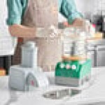 AvaMix Cadet CACFB25FL2D Combination Food Processor with 2.5 Qt Clear Plastic Bowl, Flat Lid, Continuous Feed, and 2 Discs - 3/4 hp AvaMix Cadet CACFB25FL2D Combination Food Processor with 2.5 Qt Clear Plastic Bowl, Flat Lid, Continuous Feed, and 2 Discs - 3/4 hp