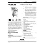 Vulcan 1VK85C-2 PowerFry5 85-90 lb. Liquid Propane Floor Fryer with Computer Controls - 90,000 BTU