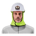 Ergodyne N-Ferno 6842 Hi-Vis Lime 2-Layer Shoulder-Length Winter Hard Hat Liner with Fleece Lining 16841