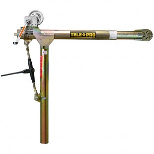 OZ Lifting Products Tele-Pro Davit Crane with Manual Winch and Telescoping Arm OZTP1200DAV - 1200 lb. Capacity OZ Lifting Products Tele-Pro Davit Crane with Manual Winch and Telescoping Arm OZTP1200DAV - 1200 lb. Capacity