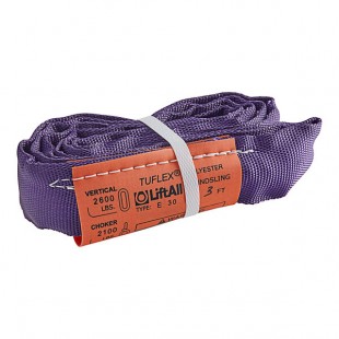 Lift-All 3' Purple Tuflex Endless Polyester Roundsling EN30X3 Lift-All 3' Purple Tuflex Endless Polyester Roundsling EN30X3