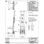 Wesco Industrial Products 750 lb. 4-Wheel Hydraulic Pedalift with 22
