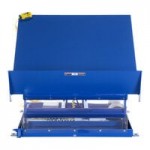 Vestil Blue Single Scissor Lift / Tilt Table with 54