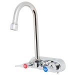T&S B-1146-2-V12-CR Wall Mounted Workboard Faucet with 4