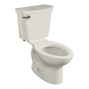American Standard Cadet PRO 215CA104.222 Linen Vitreous China Floor-Mount Standard Height Elongated Toilet with High-Efficiency Tank - 1.28 GPF American Standard Cadet PRO 215CA104.222 Linen Vitreous China Floor-Mount Standard Height Elongated Toilet with High-Efficiency Tank - 1.28 GPF