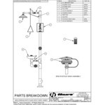 Haws Axion MSR 8336 Corrosion-Resistant PVC Emergency Shower and Eye / Face Wash Station Haws Axion MSR 8336 Corrosion-Resistant PVC Emergency Shower and Eye / Face Wash Station