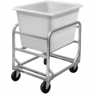 Channel 6SBC Mobile Stainless Steel Lug Rack with 6 Bushel Poly Bin Channel 6SBC Mobile Stainless Steel Lug Rack with 6 Bushel Poly Bin