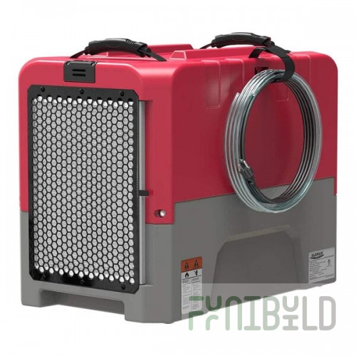 AlorAir Storm Extreme LGR Red Industrial Commercial Dehumidifier with Pump - 115V