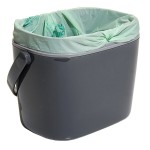 OXO 13294600 Good Grips Easy-Clean Light Duty 1.75 Gallon / 6.62 Liter Charcoal Gray Rectangular Compost Bin OXO 13294600 Good Grips Easy-Clean Light Duty 1.75 Gallon / 6.62 Liter Charcoal Gray Rectangular Compost Bin