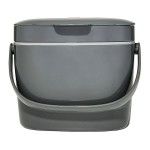 OXO 13294600 Good Grips Easy-Clean Light Duty 1.75 Gallon / 6.62 Liter Charcoal Gray Rectangular Compost Bin OXO 13294600 Good Grips Easy-Clean Light Duty 1.75 Gallon / 6.62 Liter Charcoal Gray Rectangular Compost Bin