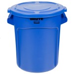 Rubbermaid® BRUTE 20 Gallon Blue Round Trash Can and Lid Rubbermaid® BRUTE 20 Gallon Blue Round Trash Can and Lid