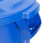 Rubbermaid® BRUTE 20 Gallon Blue Round Trash Can and Lid Rubbermaid® BRUTE 20 Gallon Blue Round Trash Can and Lid