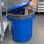 Rubbermaid® BRUTE 20 Gallon Blue Round Trash Can and Lid Rubbermaid® BRUTE 20 Gallon Blue Round Trash Can and Lid