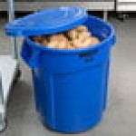 Rubbermaid® BRUTE 20 Gallon Blue Round Trash Can and Lid Rubbermaid® BRUTE 20 Gallon Blue Round Trash Can and Lid