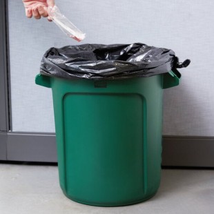 Rubbermaid® FG261000DGRN BRUTE 10 Gallon Green Round Trash Can Rubbermaid® FG261000DGRN BRUTE 10 Gallon Green Round Trash Can