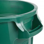 Rubbermaid® FG261000DGRN BRUTE 10 Gallon Green Round Trash Can