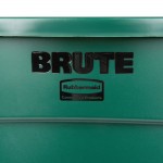Rubbermaid® FG261000DGRN BRUTE 10 Gallon Green Round Trash Can