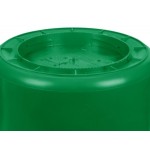 Lavex 20 Gallon Green Round Commercial Trash Can / Ingredient Bin