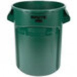 Lavex 20 Gallon Green Round Commercial Trash Can / Ingredient Bin