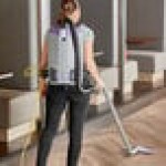 ProTeam GoFit® 6 107697 6 Qt. Backpack Vacuum with 107098 Xover Multi-Surface 2-Piece Wand Kit - 120V
