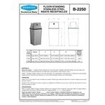 Bobrick B-2250-3 13 Gallon 7.9 Mil Contractor Reusable Vinyl Liner for Stainless Steel Receptacles Bobrick B-2250-3 13 Gallon 7.9 Mil Contractor Reusable Vinyl Liner for Stainless Steel Receptacles