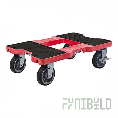 Snap-Loc E-Track All-Terrain 1500 lb. Red Dolly SL1500D6R