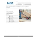 Lavex 660 lb. Blue Hand Truck With 13 Lavex 660 lb. Blue Hand Truck With 13