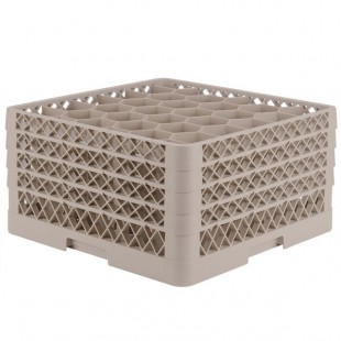 Vollrath TR12HHHH Traex® Rack Max Full-Size Beige 30-Compartment 9 7/16