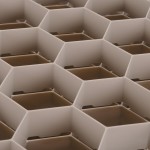 Vollrath TR12HHHH Traex® Rack Max Full-Size Beige 30-Compartment 9 7/16