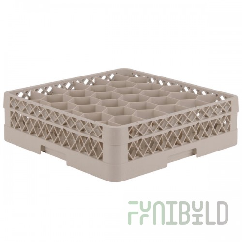 Vollrath TR12H Traex® Rack Max Full-Size Beige 30-Compartment 4 13/16