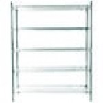 Metro 5A467K3 Stationary Super Erecta Adjustable 2 Series Metroseal Green Wire Shelving Unit - 24