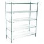 Metro 5A467K3 Stationary Super Erecta Adjustable 2 Series Metroseal Green Wire Shelving Unit - 24