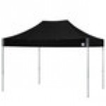 E-Z Up END3A15KBK Endeavor Instant Shelter 10' x 15' Black Canopy with Clear Aluminum Frame E-Z Up END3A15KBK Endeavor Instant Shelter 10' x 15' Black Canopy with Clear Aluminum Frame
