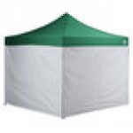 Backyard Pro Courtyard Series 10' x 10' Green Straight Leg Aluminum Instant Pop Up Canopy Tent Deluxe Kit with 4 Side Walls Backyard Pro Courtyard Series 10' x 10' Green Straight Leg Aluminum Instant Pop Up Canopy Tent Deluxe Kit with 4 Side Walls