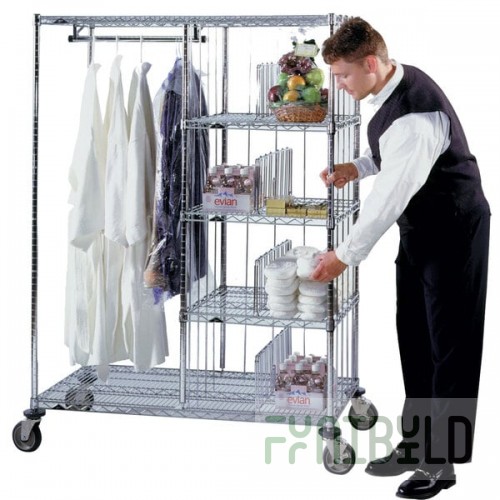 Metro HVDC2448 Valet / Laundry Hotel Cart - 24