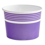 Choice 12 oz. Purple Paper Frozen Yogurt / Food Cup - 50/Pack