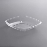 Fineline 15032L-CL Super Bowl Plus 32 oz. Clear Wide Square PET Plastic Bowl - 150/Case Fineline 15032L-CL Super Bowl Plus 32 oz. Clear Wide Square PET Plastic Bowl - 150/Case