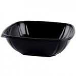 Fineline 15032L-CL Super Bowl Plus 32 oz. Clear Wide Square PET Plastic Bowl - 150/Case Fineline 15032L-CL Super Bowl Plus 32 oz. Clear Wide Square PET Plastic Bowl - 150/Case