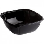 Fineline 15032L-CL Super Bowl Plus 32 oz. Clear Wide Square PET Plastic Bowl - 150/Case Fineline 15032L-CL Super Bowl Plus 32 oz. Clear Wide Square PET Plastic Bowl - 150/Case