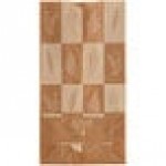 Bagcraft Packaging 300282 4 lb. EcoCraft Dubl-Wax® Kraft Bag with Artisan Print - 500/Case