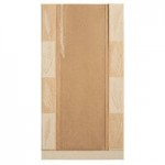 Bagcraft Packaging 300282 4 lb. EcoCraft Dubl-Wax® Kraft Bag with Artisan Print - 500/Case