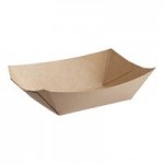 Bagcraft Packaging 300282 4 lb. EcoCraft Dubl-Wax® Kraft Bag with Artisan Print - 500/Case