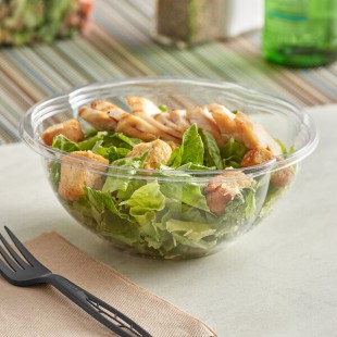 Stalk Market Clear PLA Salad Bowl 24 oz. - 300/Case Stalk Market Clear PLA Salad Bowl 24 oz. - 300/Case
