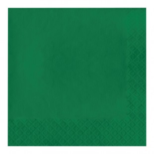 Creative Converting 58112B Emerald Green 3-Ply 1/4 Fold Luncheon Napkin - 50/Pack Creative Converting 58112B Emerald Green 3-Ply 1/4 Fold Luncheon Napkin - 50/Pack