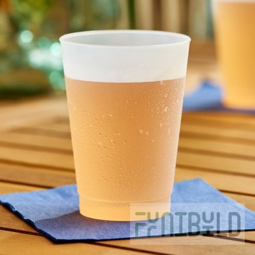 WNA Comet Frost-Flex 8 oz. Frosted Plastic Tumbler - 500/Case